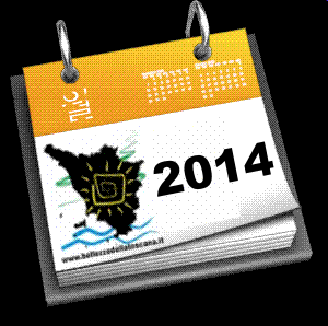 Calendario 2014 Bellezzedellatoscana.it