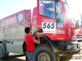 4x4 Fest 2009 - Carrara (MS), 10-11 ottobre 2009 - Scatto che ritrae un particolare di un camion Iveco Eurocargo in versione Dakar/Raid