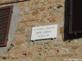 Bolgheri (LI) - Lapide commemorativa per il poeta Carducci