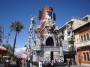 Carnevale di Viareggio 2010 - La parte posteriore del carro di seconda categoria Far finta di essere sani.... di Umberto e Stefano Cinquini, vincitore del primo premio carri di seconda categoria - Fotografia febbraio 2010