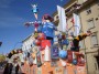 Carnevale di Viareggio 2010 - Parte posteriore di Attenti al Papi - PUPO di Enrico Vannucci, il carro di seconda categoria che ha ottenuto la sesta posizione nella classifica carri di seconda categoria - Fotografia febbraio 2010