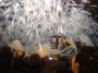 Carnevale di Viareggio 2010 - Lo spettacolo pirotecnico dura alcune decine di minuti e lascia a bocca aperta il pubblico per ricchezza e complessit - Fotografia febbraio 2010