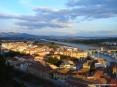 Castiglione della Pescaia (GR) - Il panorama da piazza Solti  mozzafiato. Questo sono il paese e il fiume Bruna