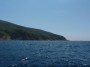 Gita in barca a Baratti, Piombino (LI) - Vista di Punta Galera con lo sfondo dell