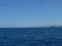 Gita in barca a Baratti, Piombino (LI) - Vista verso nord da Punta Saltacavallo. Sulla sinistra si scorge la ridente citt di mare di San Vincenzo, al centro le colline di Campiglia Marittima e a destra l
