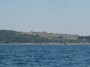 Gita in barca a Baratti, Piombino (LI) - Zona del Lido di Baratti, dove sorgono il ristorante Demos e La Perla. In questa zona la spiaggia si alterna fra zone attrezzate e zone a libero accesso - Fotografia 8 luglio 2012, Toscana
