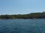 Gita in barca a Baratti, Piombino (LI) - Piccole spiagge di sassi che si affacciano sul mare verso le Secche dello Stellino - Fotografia 8 luglio 2012, Toscana