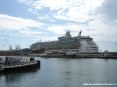 Independence of the seas - Royal Caribbean nel porto di Livorno - La nave da crociera pi grande del mondo.
