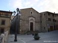 Montalcino (SI) - La chiesa di S.Egidio in piazza Garibaldi. L