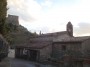 Montemassi, Roccastrada (GR) - La parte posteriore della chiesa di Santa Maria delle Grazie, chiesa a pianta quadrata con abside semicircolare sorta su una cappella del trecento - Fotografia 8 dicembre 2011, Toscana