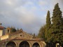 Montemassi, Roccastrada (GR) - Prospetto della chiesa di Santa Maria delle Grazie con il piccolo portico a tre archi - Fotografia 8 dicembre 2011, Toscana