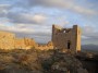 Montemassi, Roccastrada (GR) - Le antiche mura difensive e la torre a sezione quadrata del castello - Fotografia 8 dicembre 2011, Toscana