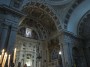 Montepulciano (SI) - Altare maggiore con dosssale in marmo del Tempio di San Biagio con affresco del trecento intitolato Madonna in trono col Bambino - Fotografia Toscana marzo 2015
