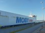 Navi e traghetti in Toscana - Fiancata destra del RO/RO Moby Luigi Pa con la grande scritta Moby Cargo. La nave ormeggiata nel porto di Piombino Ã¨ in fase di caricamento prima di salpare per la Sardegna - Fotografia 4 maggio 2012