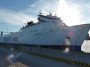 Navi e traghetti in Toscana - Porto di Piombino, fiancata destra della nave cargo RO/RO Moby Luigi PA in servizio fra la Toscana e la Sardegna - Fotografia 4 maggio 2012
