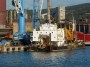 Navi e traghetti in Toscana - Eureco Mario Primo motochiatta attrezzata con gru nel porto di Piombino - Fotografia 1 settembre 2012