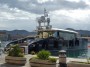 Navi e traghetti in Toscana - Lo yacht di lusso Blade ormeggiato in Calata Mazzini a Portoferraio, Isola d
