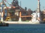 Navi e traghetti in Toscana - Cargo Flinter Flinterland ormeggiato al molo dello stabilimento siderurgico Lucchini di Piombino - Fotografia 5 novembre 2012