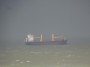 Navi e traghetti in Toscana - La nave cargo Amalia ormeggiata davanti al porto di Piombino - Fotografia dicembre 2012