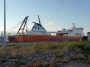 Navi e traghetti in Toscana - Nave Tirrenia Via Adriatico nel porto di Livorno - Fotografia febbraio 2013