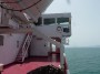 Navi e traghetti in Toscana - Ponte lato dritta e plancia di comando della M/N Toremar Oglasa - Fotografia aprile 2013
