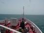 Navi e traghetti in Toscana - Prua ed ancora di riserva della M/N Toremar Oglasa in navigazione verso l