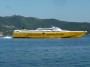 Navi e traghetti in Toscana - Vista della fiancata di dritta della nave veloce Corsica Sardinia Ferries Corsica Express Seconda in navigazione davanti a Portoferraio - Fotografia giugno 2013