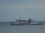 Navi e traghetti in Toscana - Traghetto M/N Toremar Oglasa in navigazione da Portoferraio con destinazione Piombino - Fotografia gennaio 2014