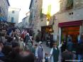 Sagra di Suvereto 2007, cinghiale, arte, cultura e folclore - Il corteo storico scende verso piazza Vittorio Veneto