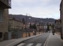Santa Fiora (GR) - Il Ponte del Viadotto  una alta struttura che collega la parte antico del paese con quella nuova. Una passeggiata sul viadotto offre uno splendido panorama - Fotografia febbraio 2010