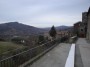 Santa Fiora (GR) - Da una via che corre lungo le antiche mura difensive si gode di uno splendido panorama sulle pendici del Monte Amiata e della zona amiatina con i suoi boschi - Fotografia febbraio 2010
