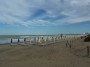 Spiaggia Pianetti, Marina di Castagneto, Castagneto Carducci (LI) - Seppur in maggior parte libera la spiaggia è servita da alcuni bagni attrezzati con sdraio e ombrelloni - Fotografia Settembre 2012