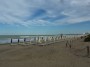 Spiaggia Pianetti, Marina di Castagneto, Castagneto Carducci (LI) - Seppur in maggior parte libera la spiaggia  servita da alcuni bagni attrezzati con sdraio e ombrelloni - Fotografia Settembre 2012