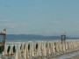 Spiaggia Pianetti, Marina di Castagneto, Castagneto Carducci (LI) - Nelle giornate limpide il panorama verso nord oltre gli ombrelloni spazia fino alle Alpi Apuane - Fotografia Settembre 2012