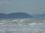 Spiaggia Pianetti, Marina di Castagneto, Castagneto Carducci (LI) - Vista dalla spiaggia del promontorio di Populonia ai limiti del Golfo di Baratti con lo sfondo dell