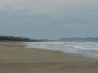 Spiaggia Pianetti, Marina di Castagneto, Castagneto Carducci (LI) - La spiaggia verso sud giunge fino alla cittadina di San Vincenzo e al suo porto turistico, Marina di San Vincenzo - Fotografia Settembre 2012