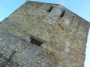 Sticciano - Roccastrada (GR) - Il prospetto in pietra della chiesa della Santissima Concezione, struttura in stile romanico - Fotografia febbraio 2014
