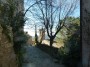 Sticciano - Roccastrada (GR) - Viuzza lastricata in pietra nel centro del borgo - Fotografia febbraio 2014