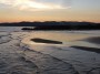 Torre del Sale e Foce del Cornia, Piombino (LI) - Il fiume Cornia si getta nel mar Tirreno al tramonto dopo aver percorso 50 chilometri fra le province di Pisa, Grosseto e Livorno - Fotografia ottobre 2012