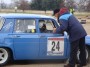 2o Trofeo Falesia 2011 Piombino (LI) - Particolare della Renault 8 Gordini di Machetti e Bartoli al via. - Gara turismo regolarit auto storiche - 26, 27 febbraio 2011