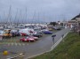 2o Trofeo Falesia 2011 Piombino (LI) - Gara turismo regolarit auto storiche - Auto storiche e furgoni di servizio nel porto di Marina di Salivoli a fine gara - 26, 27 febbraio 2011