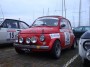 2o Trofeo Falesia 2011 Piombino (LI) - Gara turismo regolarit auto storiche - La Fiat 500 di colore rosso di M.Miliani e L.Tozzi - 26, 27 febbraio 2011