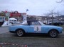 2o Trofeo Falesia 2011 Piombino (LI) - Gara turismo regolarit auto storiche - Profilo della mitica Fiat 124 sport Abarth colore celeste - 26, 27 febbraio 2011