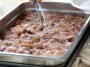 Tutti pazzi per la palamita 2012 - Tranci di carpaccio di palamita, ingrediente base del piatto dello stand del ristorante La Principessa - San Vincenzo (LI), Fotografia 6 maggio 2012, Toscana