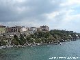 Piombino (LI) - Vista da piazza Bovio verso viale del Popoloe il castello