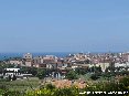 Piombino (LI) - Dalla collina della Tolla si vedono anche il castello e lo stadio