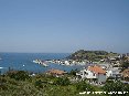 Piombino (LI) - Il porto di Salivoli visto da una collina della citt